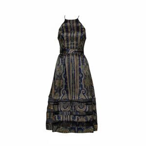 Zimmermann Esplenade Floral Silk Halter Dress Paisley Print Size 0